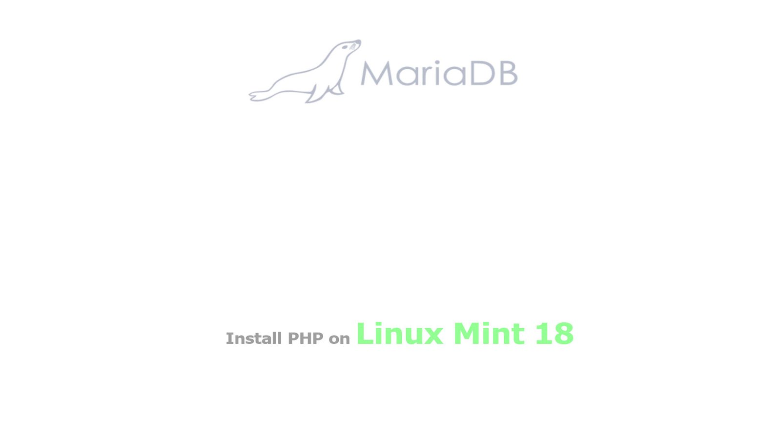 install php on linux mint 18