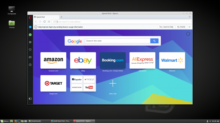 install opera on linux mint 18.2