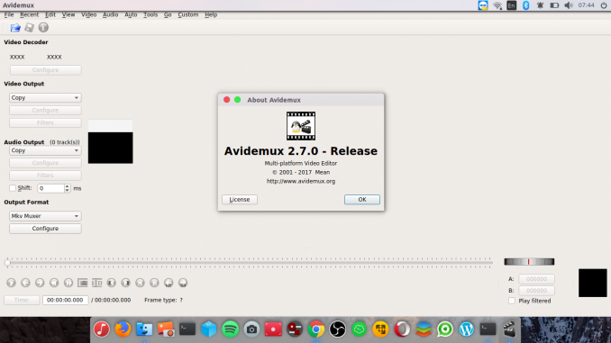 avidemux 2.7.0 appimage