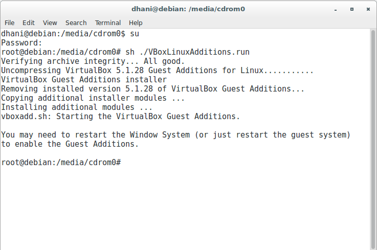virtualbox guest additions ubuntu mini