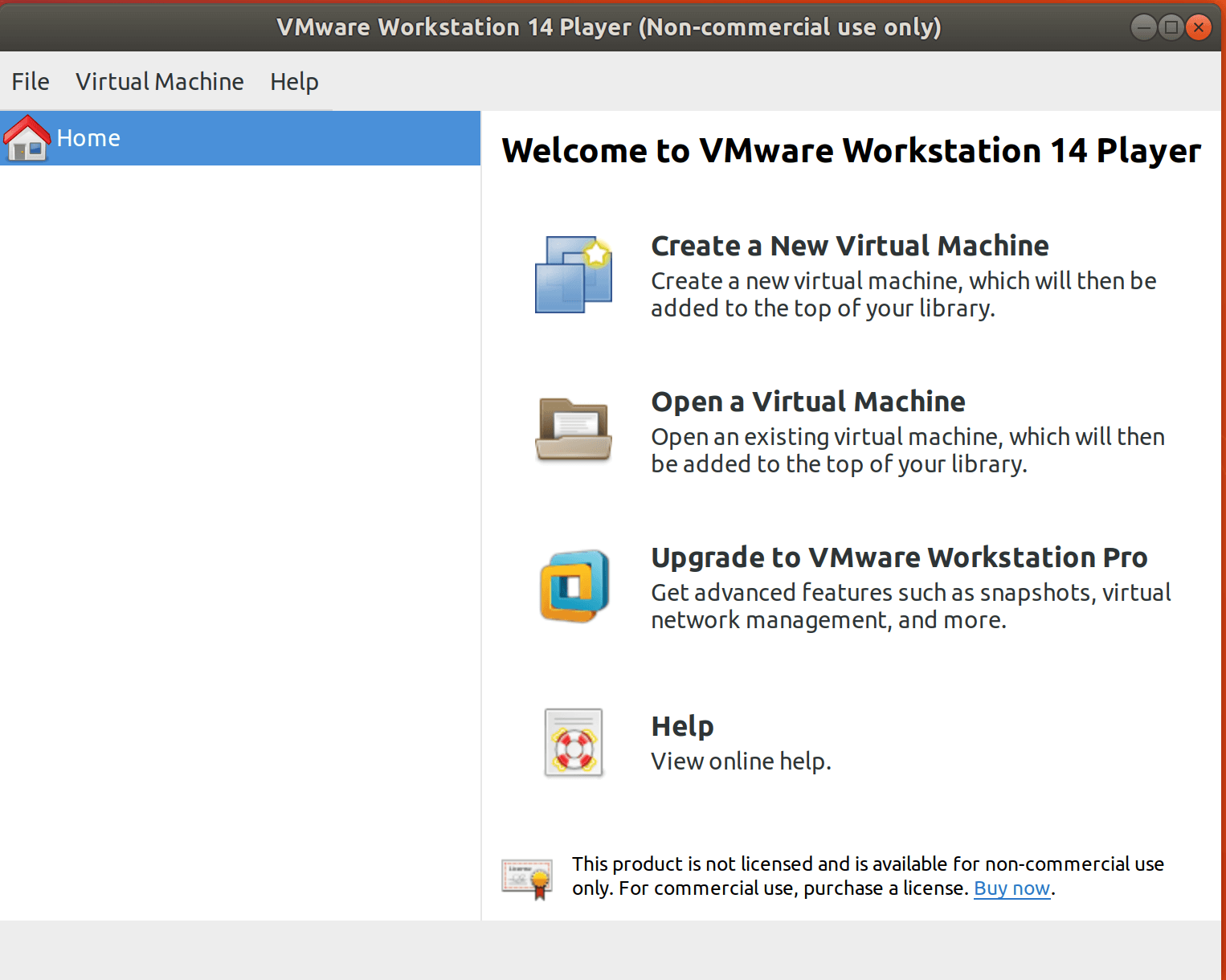 ubuntu vmware player os x
