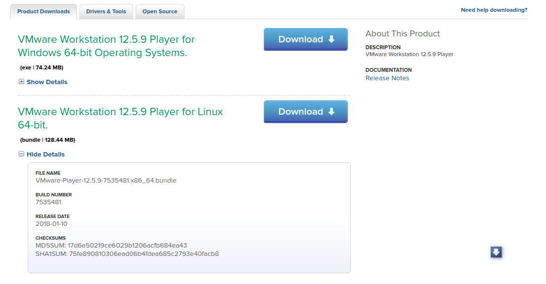 vmware player download free