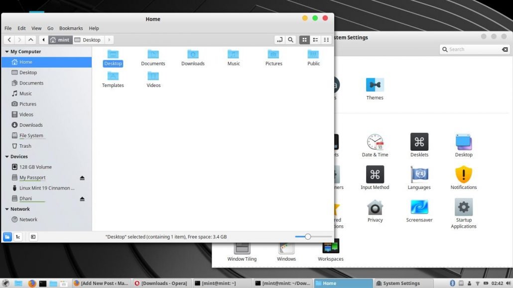 linux mac os 9 theme