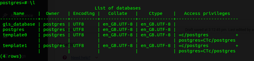 postgres-list-database-manjaro-dot-site