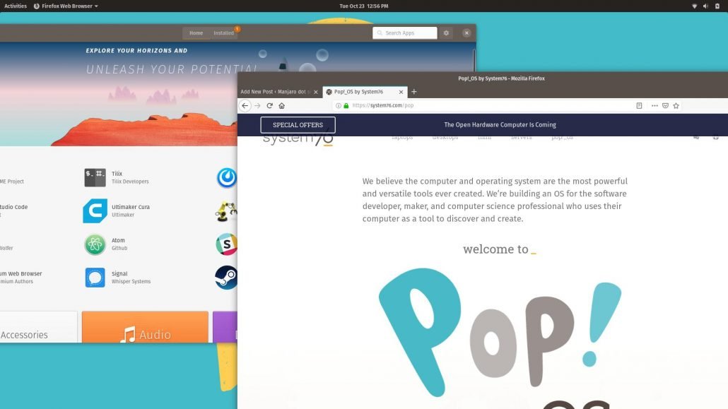 Pop Os Screenshot 1 Manjaro Dot Site