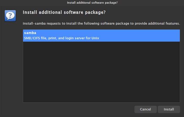 ubuntu install samba server