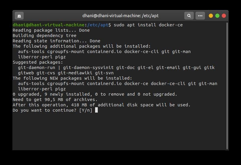 docker install for mac