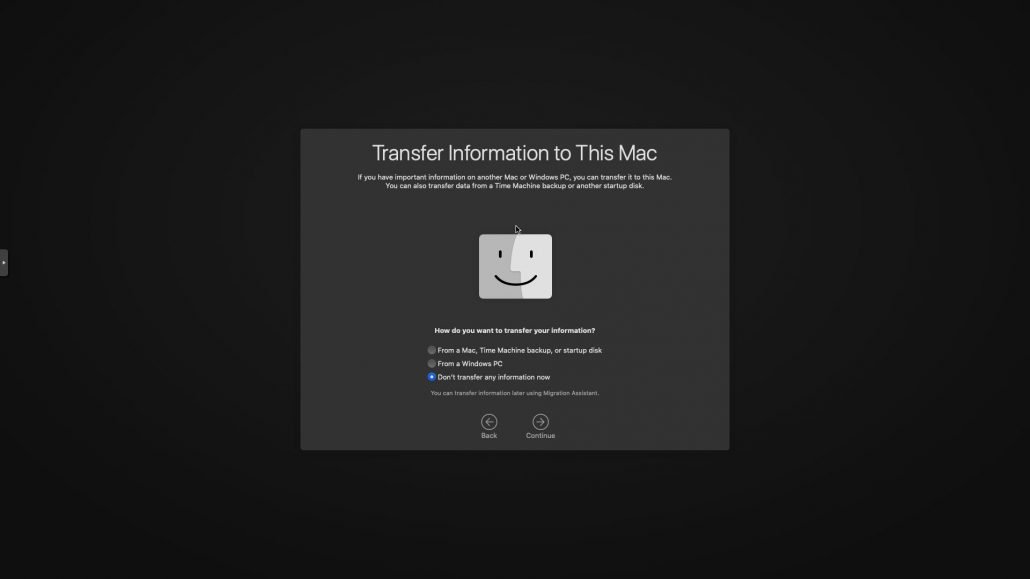 macos catalina install times out