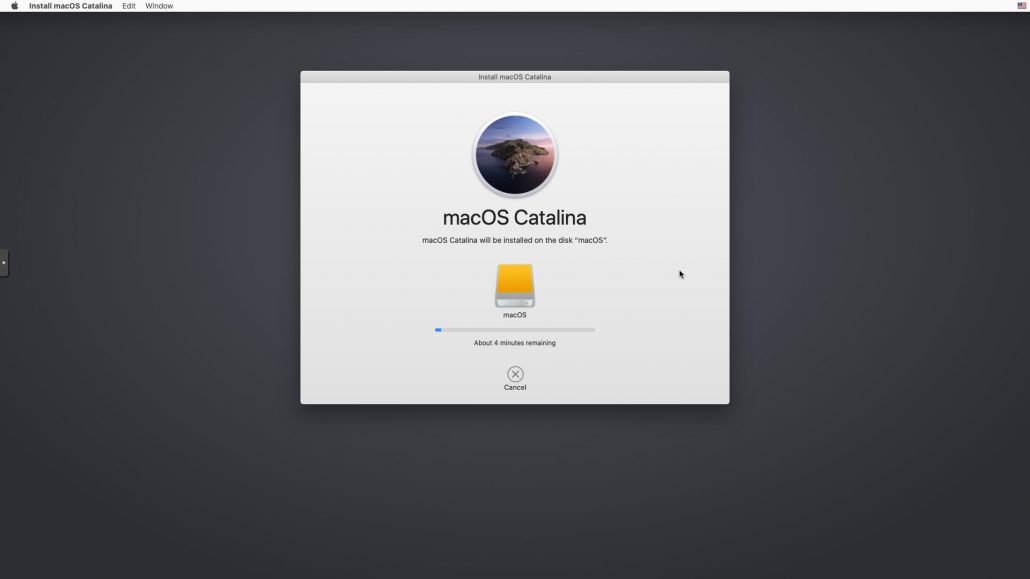 cannot delete install macos catalina