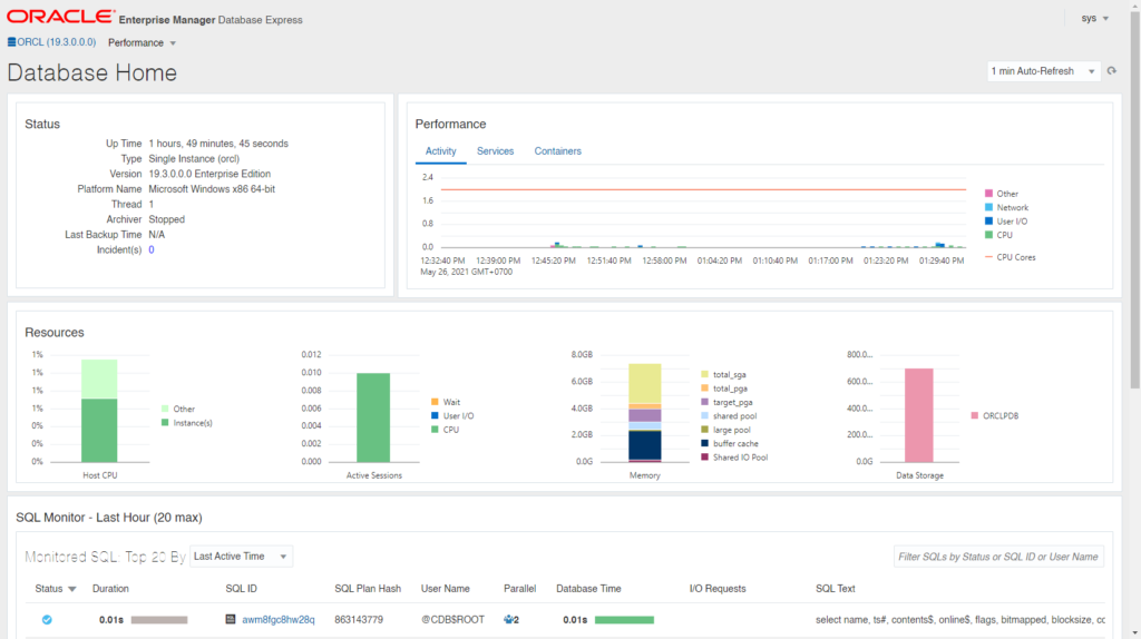 install oracle 19c on Windows 10 Pro